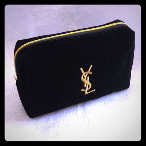 ysl velvet makeup bag